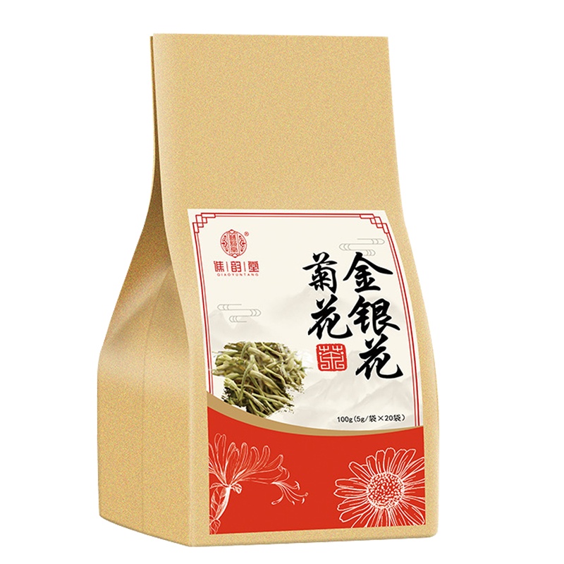 [买2送1 买3送2]谯韵堂金银花菊花茶袋泡茶组合花茶薄荷叶金银花蒲公英菊花茶代用茶养生茶