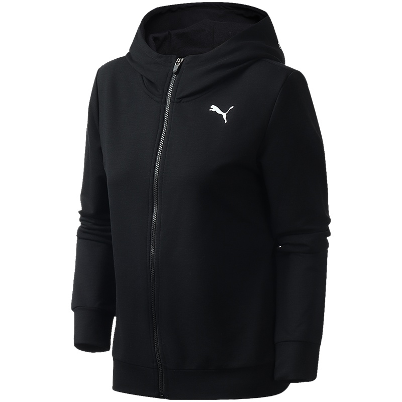 PUMA彪马女装跑步训练运动服连帽针织外套夹克581044