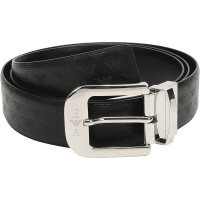 EMPORIO ARMANI 阿玛尼 男士牛剖层移膜革针扣式双面皮带腰带 Y4S070 YKL2E