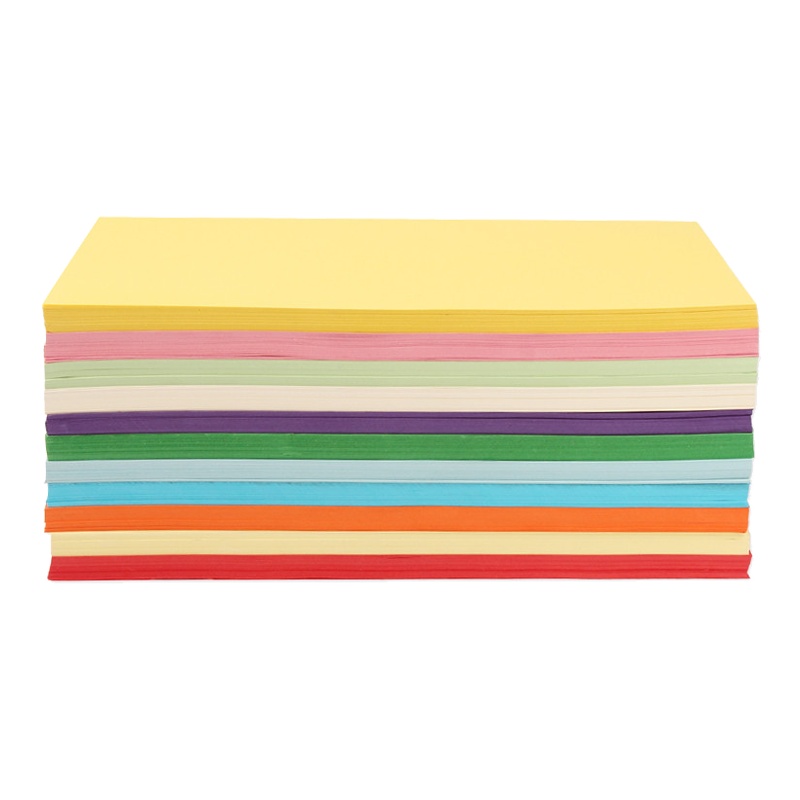 驰鹏A4 80g十色复印纸5包 彩色复印纸 手工折纸 千纸鹤纸 儿童剪纸彩色卡纸打印纸 复印纸