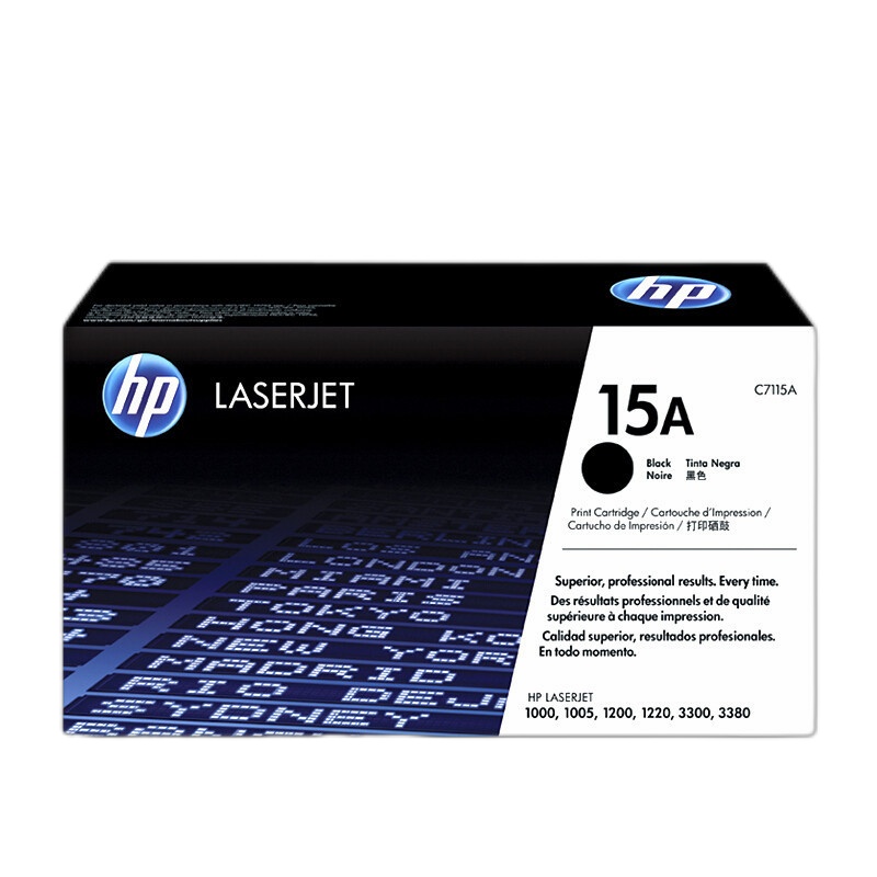 HP 黑白激光打印机硒鼓C7115A/15A黑色 (单位:个)