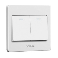 公牛双开面板86型