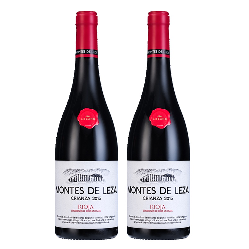 LOZANO洛萨诺酒庄西班牙原瓶原装进口DOC级蒂克干红葡萄酒红酒双支