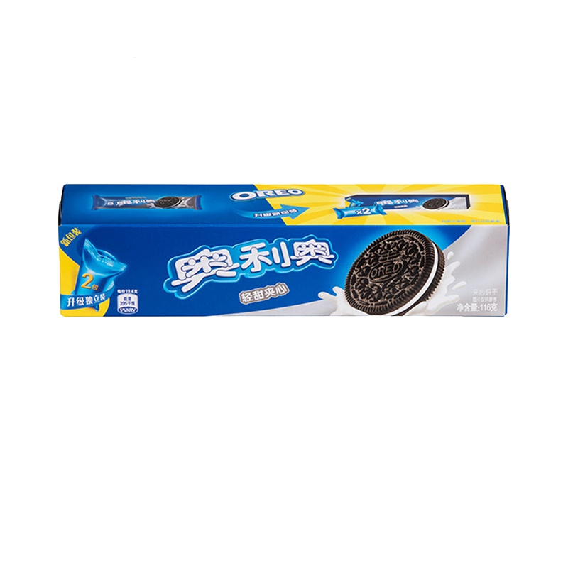 亿滋奥利奥(OREO) 夹心饼干 零食 轻甜味116g