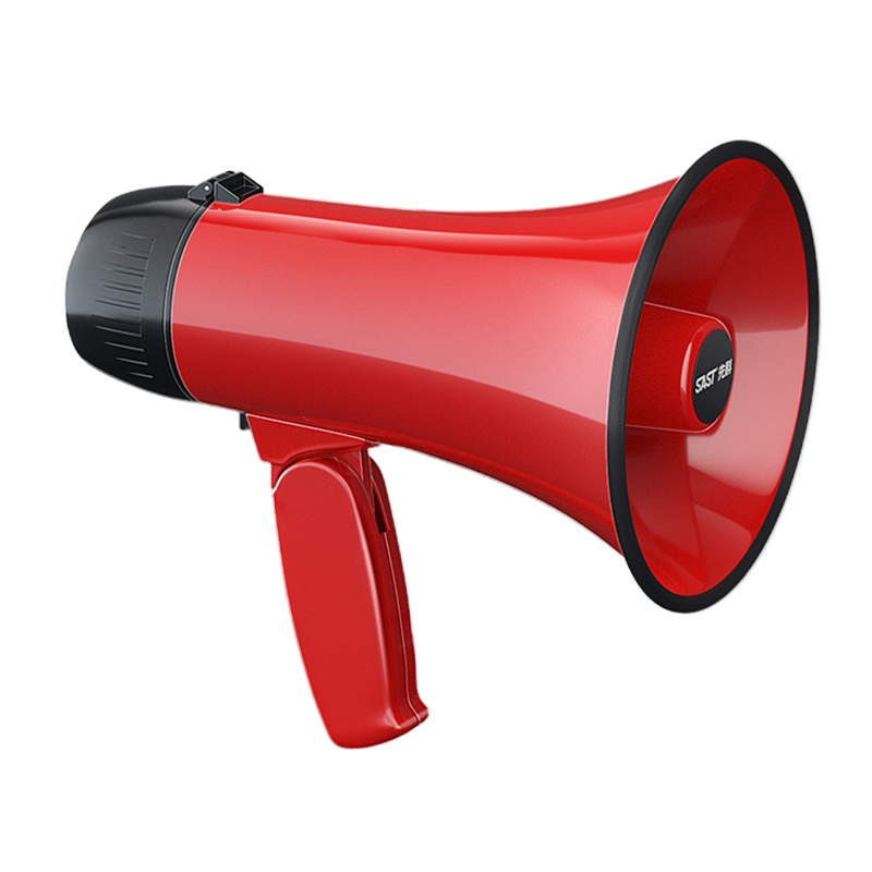 [砳石]手持高音喊话器 大喇叭 红色 偏远地区不发