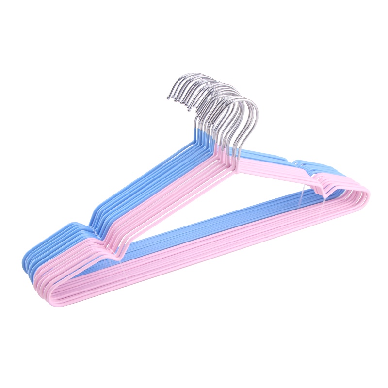 俏天下(BETTERALL)浸塑防滑衣架家用衣挂无痕衣架子防风不锈钢衣撑晾晒衣架