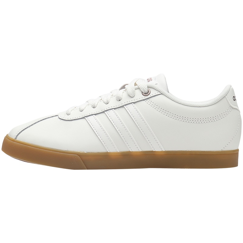 阿迪达斯女鞋板鞋网球COURTSET休闲运动鞋F35772