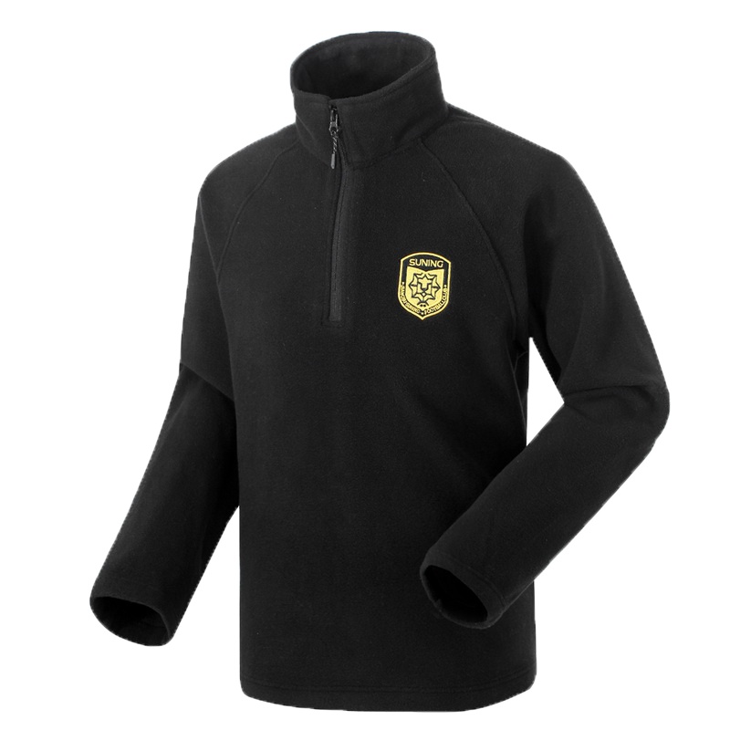 江苏苏宁足球俱乐部 新品男子卫衣摇粒绒男中青年男士运动长袖抓绒衣