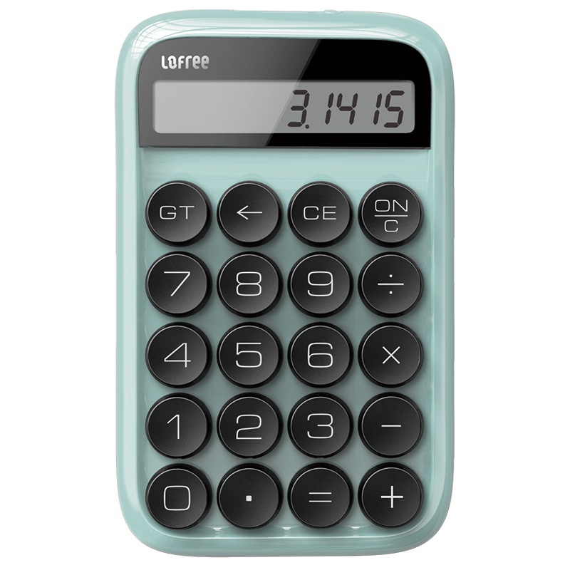 洛斐(Lofree)糖豆计算器 办公用品学生财务会计可爱桌面 迷你小号商务型机械轴计算器