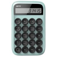 洛斐(Lofree)糖豆计算器 办公用品学生财务会计可爱桌面 迷你小号商务型机械轴计算器