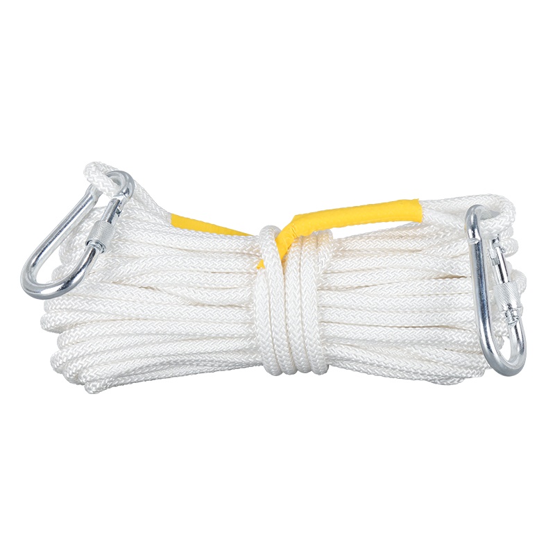 朋安家用应急装备应急包内置钢丝安全绳8mm应急绳40米家庭高楼自救逃生绳5件套装逃生套装救生绳带缓降器