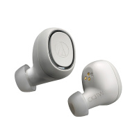 铁三角(audio-technica) ATH-CK3TW 真无线蓝牙发烧入耳式耳机 蓝牙5.0 白色 跑步耳麦