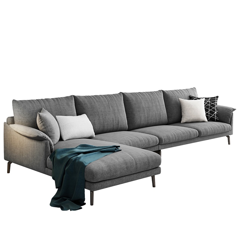 掌上明珠 布艺沙发可拆洗北欧现代沙发大小户型客厅家具简约布沙发SF-X07