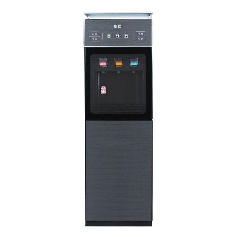 新飞 自营饮水机 新款冷温热家用立式自动双门小型茶吧饮用桶装水YLR0.75-5-X 拉丝灰 XF-309