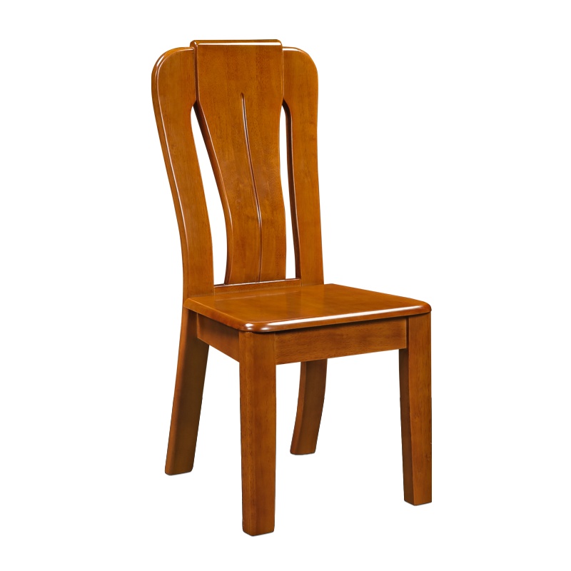 HiBoss实木餐椅木头椅子靠背凳简约现代书桌椅中式餐厅餐桌椅