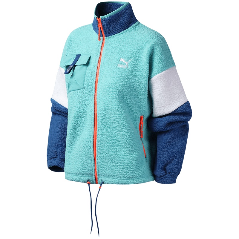 PUMA彪马女装运动服潮流绒面休闲外套596734