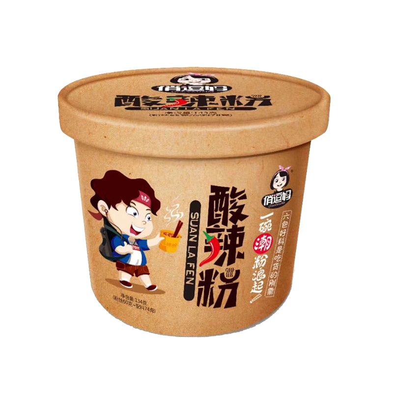 酸辣粉130g*2桶速食重庆正宗方便面螺蛳粉丝米线袋装