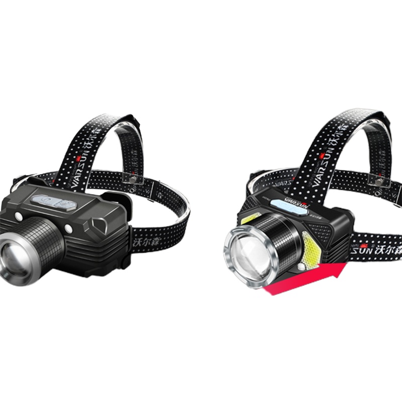 头灯强光充电超亮头戴式手电 头灯强光充电超亮头戴式照明户外手电筒钓鱼夜钓矿灯