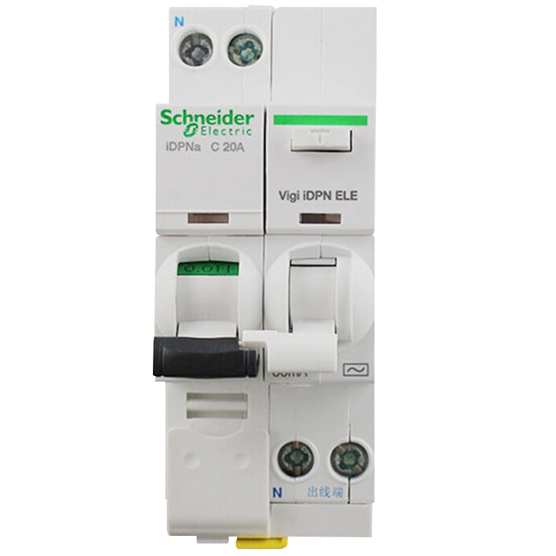 施耐德电气（Schneider Electric）断路器 空气开关 A9 iDPNa带漏电保护 1P+N 20A