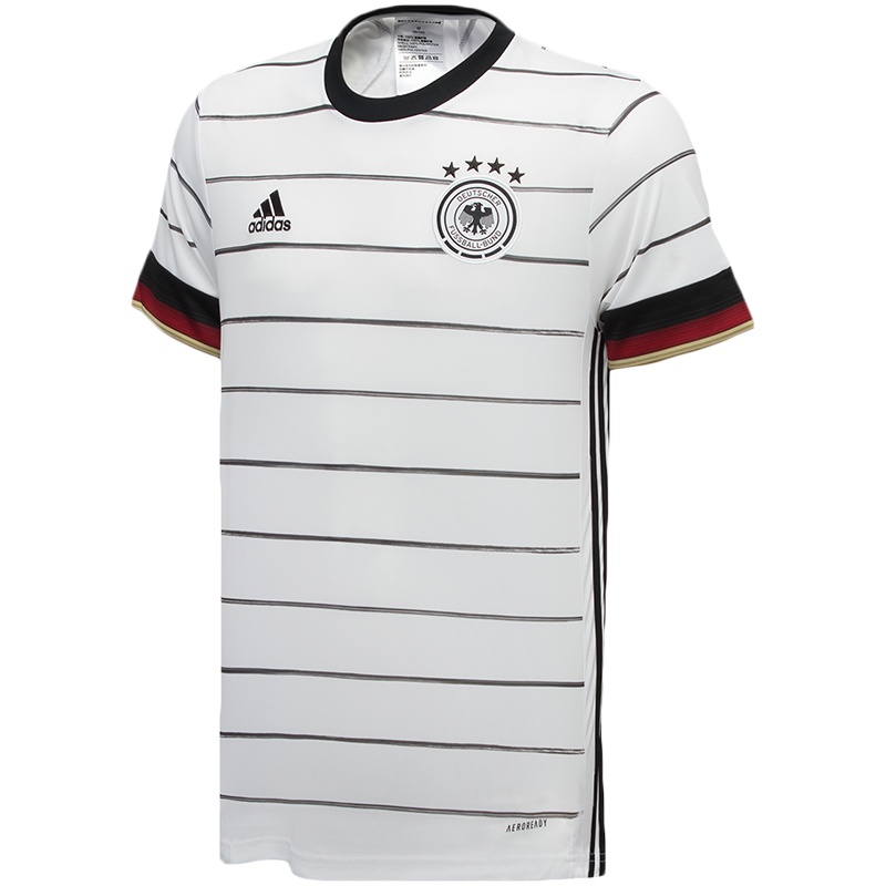 阿迪达斯男服短袖T恤德国国家队主场球迷版休闲运动服EH6105