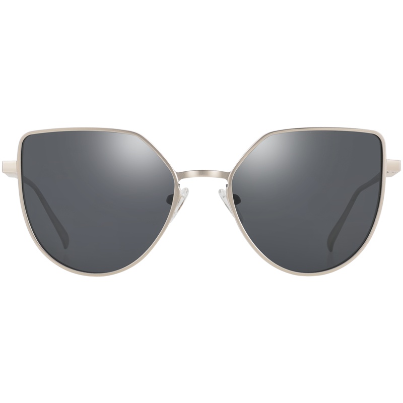 帕森（PARZIN）偏光太阳镜女士 金属大框猫眼造型潮墨镜驾驶镜8181