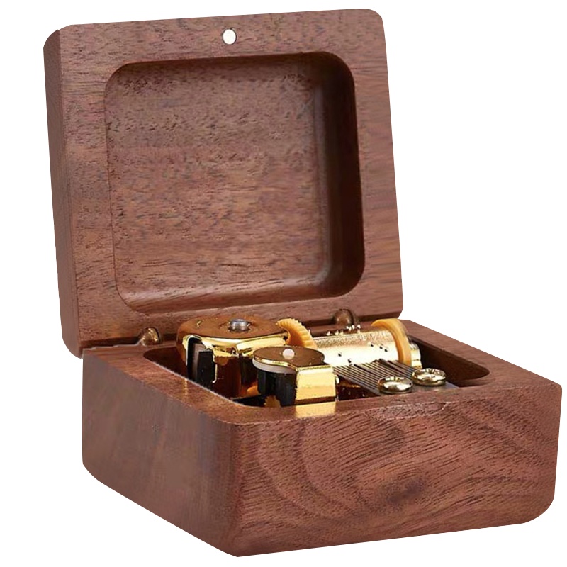 什物计画 方形音乐铃(胡桃木)