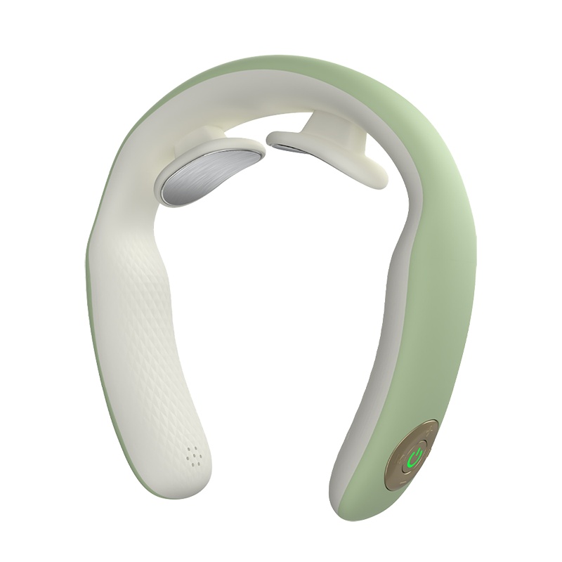 小熊(Bear)颈椎按摩器颈部按摩仪家用智能电动脖子肩颈按摩神器AMQ-B04T1绿色