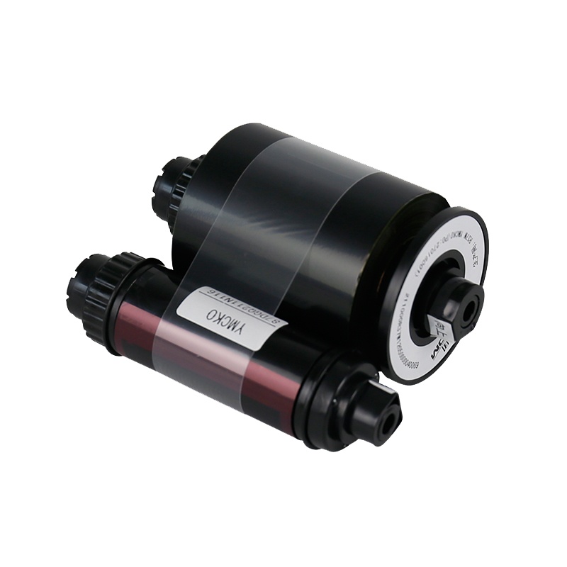 得实DC-3300 彩色证卡打印机300DPI 制卡机设备pvc卡 打印配DC3300彩色YMCKO色带(不含打印机)