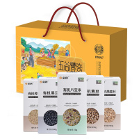 金唐(KTANG) 有机杂粮五谷飘香礼盒4360g 燕麦 荞麦米 黄豆 黑豆 八宝米年货 新年送礼 伴手礼 大礼包
