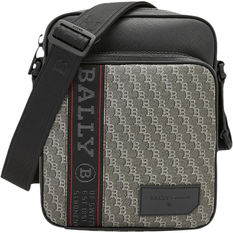 BALLY 巴利 男士 涂层帆布单肩斜挎包 SEBERT PBB