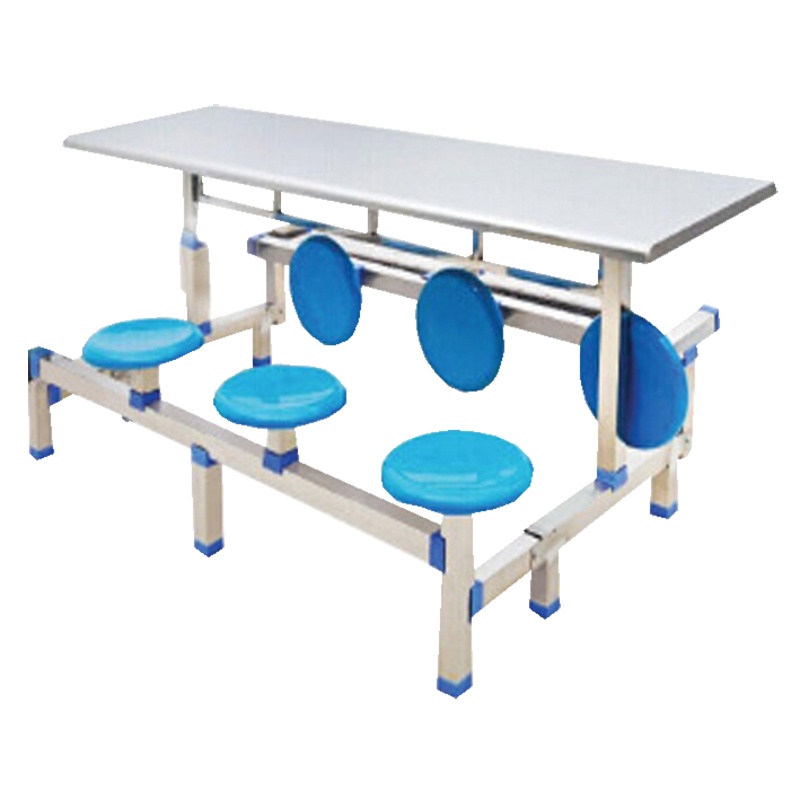 日盛达仁食堂饭店折叠不锈钢餐桌