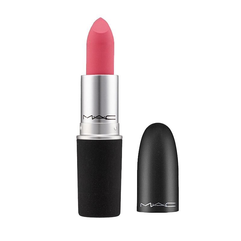 [国内专柜版]魅可MAC「浓郁玫瑰粉」丝缎柔雾唇膏3g A LITTLE TAMED#烟粉豆沙色 尤雾弹口红