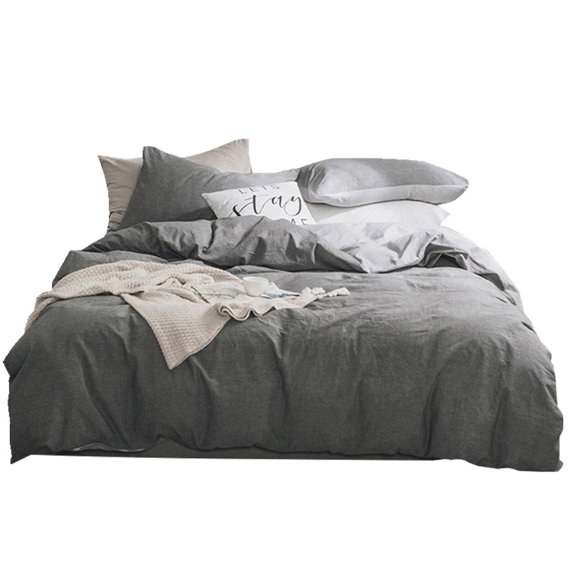 舒适全棉床上三件套(床单+被套+枕套)