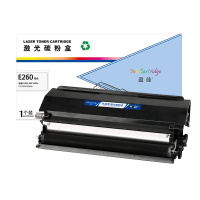 盈佳 E260 粉盒 商专版 带芯片 黑色 3500页(A4,5%)适用利盟Lexmark E360 E360dn
