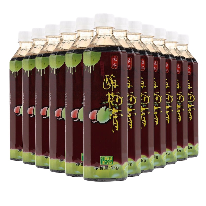 恒记 酸梅膏 1kg*12瓶（箱）