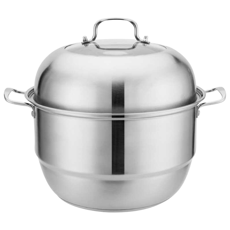 28cm双层金钢蒸锅蒸锅 DX1175 不锈钢蒸锅加厚蒸锅不锈钢锅具(单位:个)