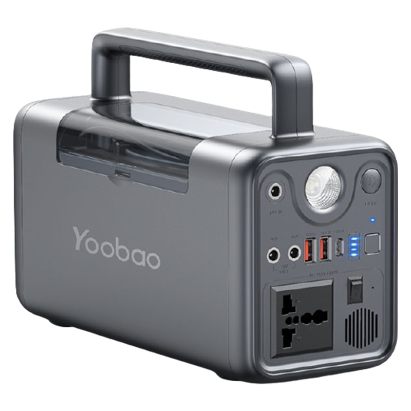 羽博 户外电源充电宝EN300WLPD 陨石灰220v便携家用应急300w笔记本大容量露营蓄电池商用电站车载电瓶移动电源