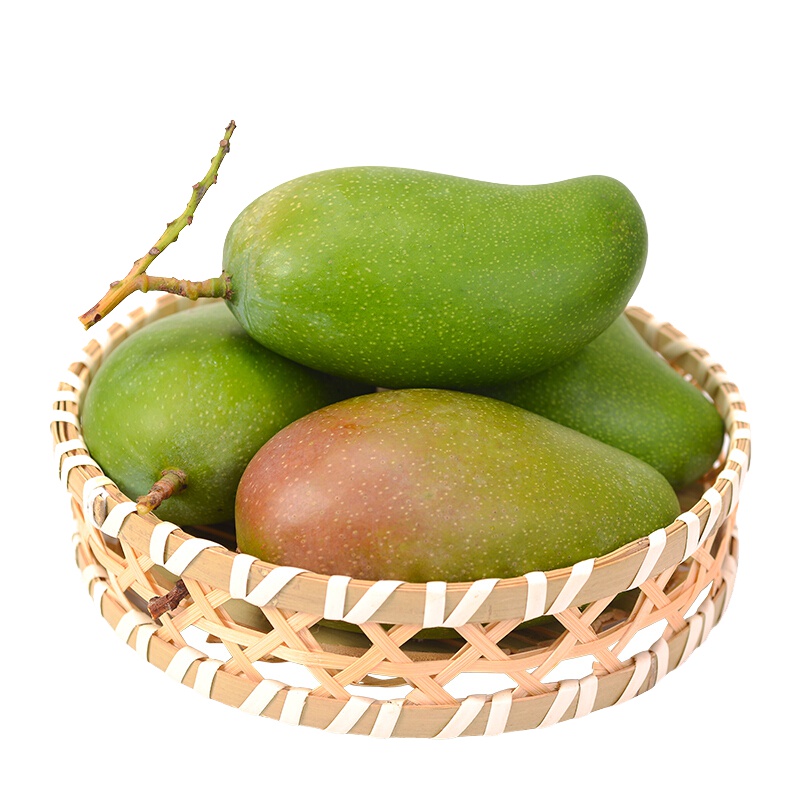 雉鲜生 广西金煌芒6个装(单果120g-130g)新鲜水果 现摘