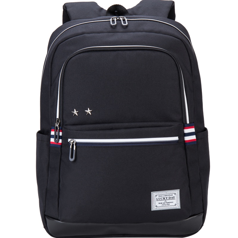 卡拉羊 休闲双肩包初高中生学院书包防泼水户外旅行背包