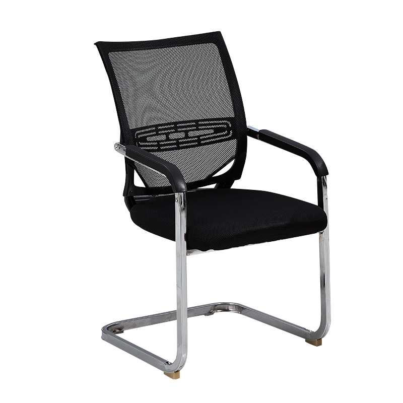 汉诺鑫威弓形电脑椅办公椅会议职员椅子靠背网布座椅宿舍培训椅家用