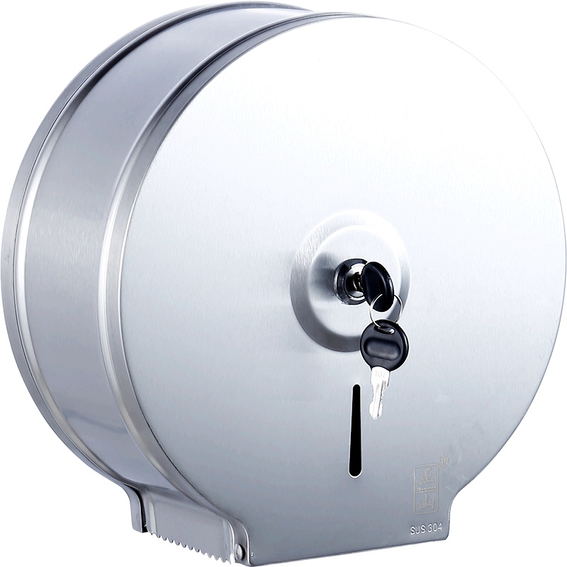 正山(Zhengshan)卫生间纸巾盒厕纸盒304不锈钢卷纸盒洗手间手纸架浴室置物架壁挂五金挂件