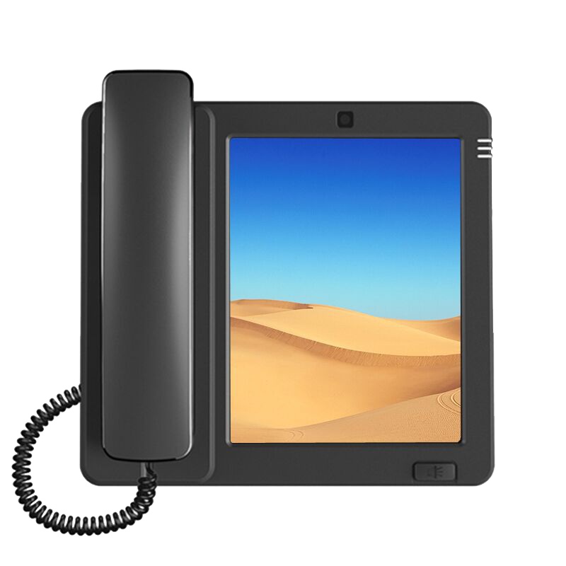 Gcord 极钛星华 安卓智能触屏可视电话机 网络 录音电话 商务/家用座机黑名单 PRO1C 商铺版