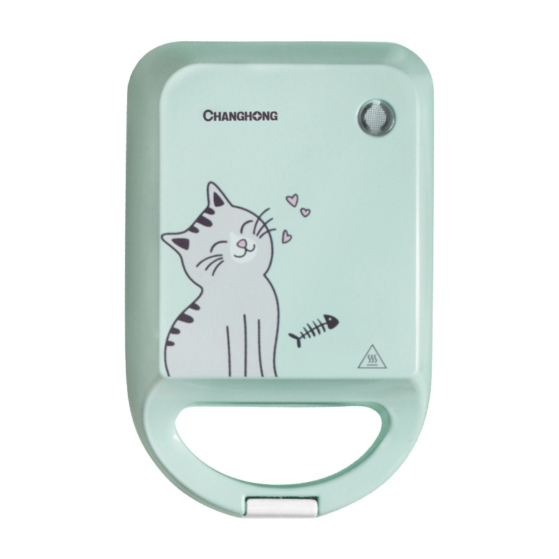 长虹(CHANGHONG)三明治机 绿色 多功能三文治机早餐机家用吐司轻食机 CSM-B125D