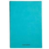 齐心(COMIX)Compera皮面笔记本 优质PU封面米黄纸张 A6 C8023 146页(颜色随机)