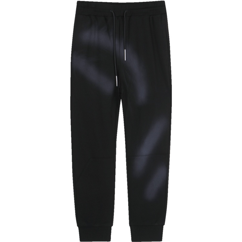 商场同款马克华菲针织裤男春秋款国潮刺绣休闲长男士卫裤