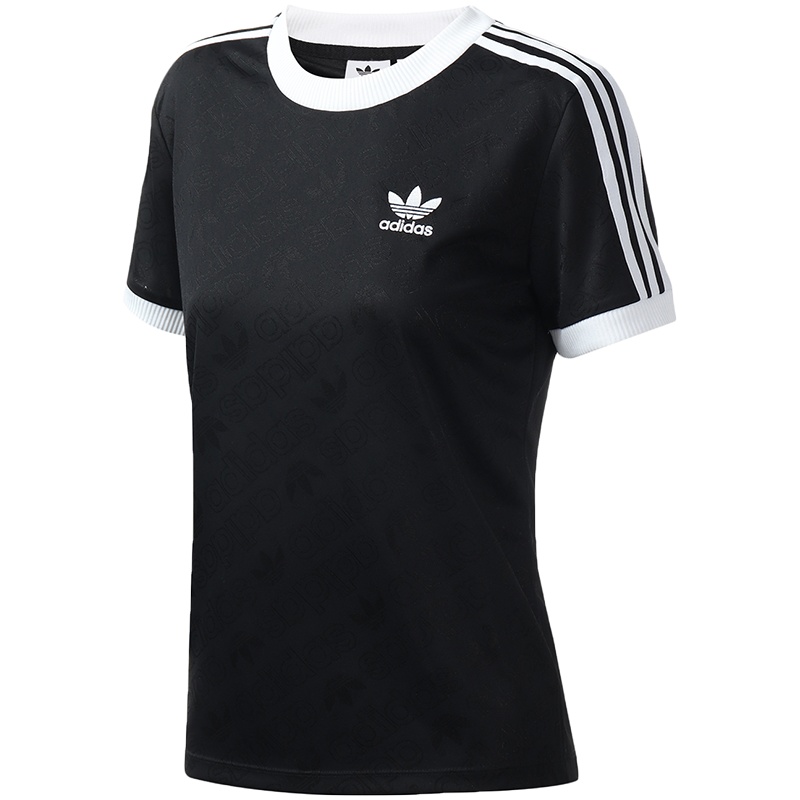 adidas阿迪达斯三叶草女装运动休闲圆领T恤ED7476-