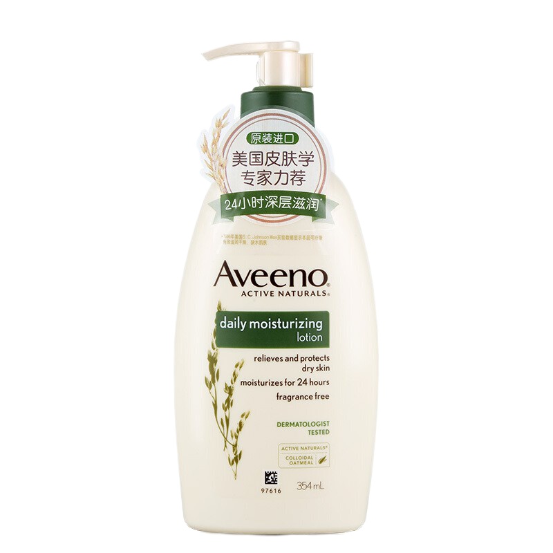 Aveeno艾惟诺·天然燕麦每日倍护润肤乳(无香型)354ml