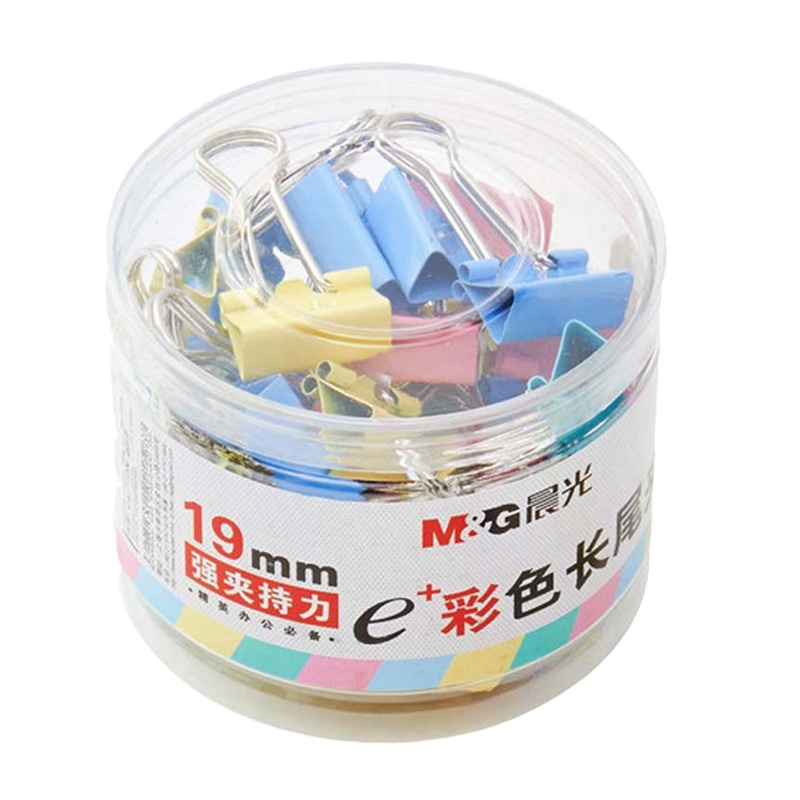 晨光ABS92742长尾夹 5# 19mm 40个/筒