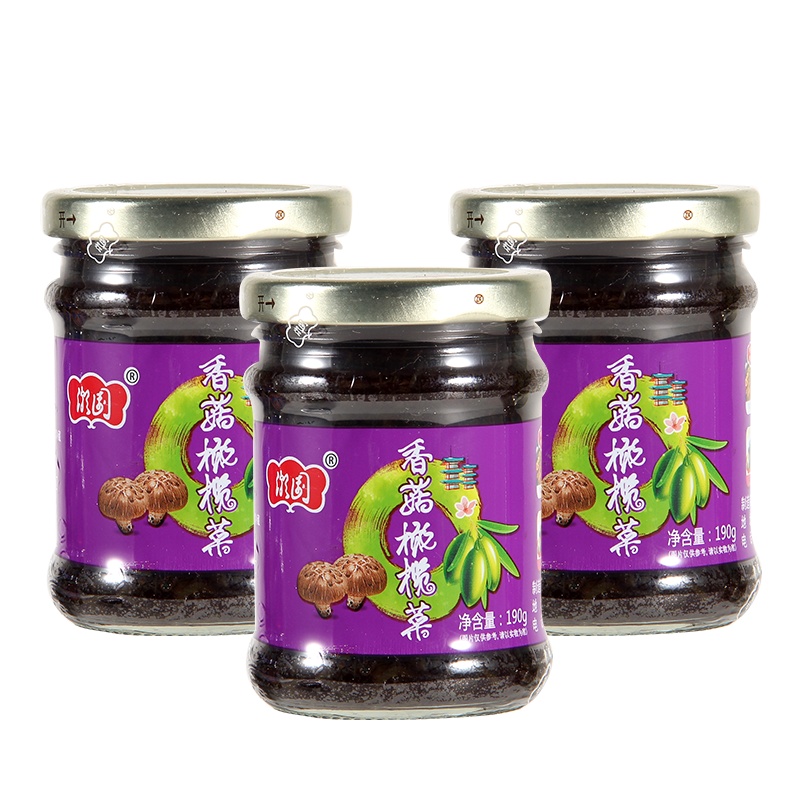 潮园190g香菇橄榄菜 下饭菜咸菜榨菜泡菜腌制菜炒豆角拌面泡面好搭档