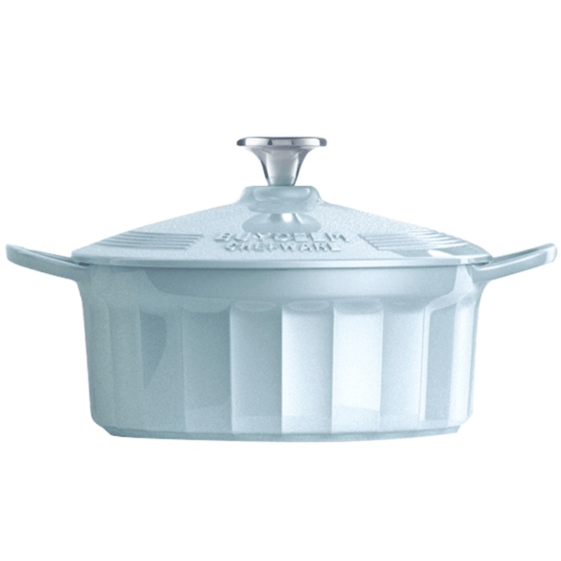 北鼎(buydeem)珐琅锅家用煲汤搪瓷焖炖锅 婴儿蓝